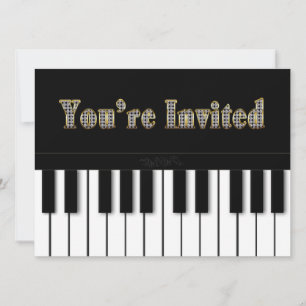 PIANO MULTI-INBJUDAN - GULD INBJUDNINGAR