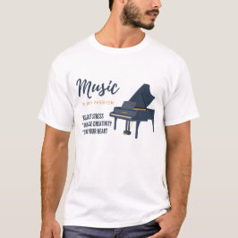 Piano Music älskare , musik ,instrument T Shirt