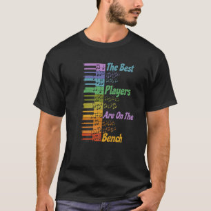 Piano Music Älskare Pianist De bästa spelarna är p T Shirt