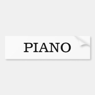 Piano Music Bildekal