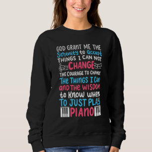 Piano Music Christian Jesus Pianist Piano Player T Shirt