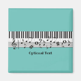 Piano Music Design Magnet