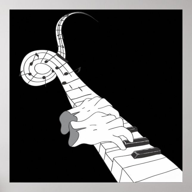 Piano Music Poster (Framsidan)