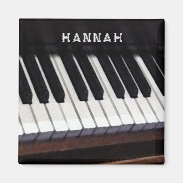 Piano Music Stocking Stuffer Magnet (Framsidan)