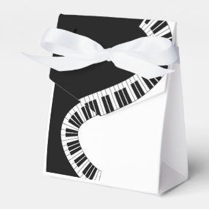 Piano Musical Favor Box Presentaskar