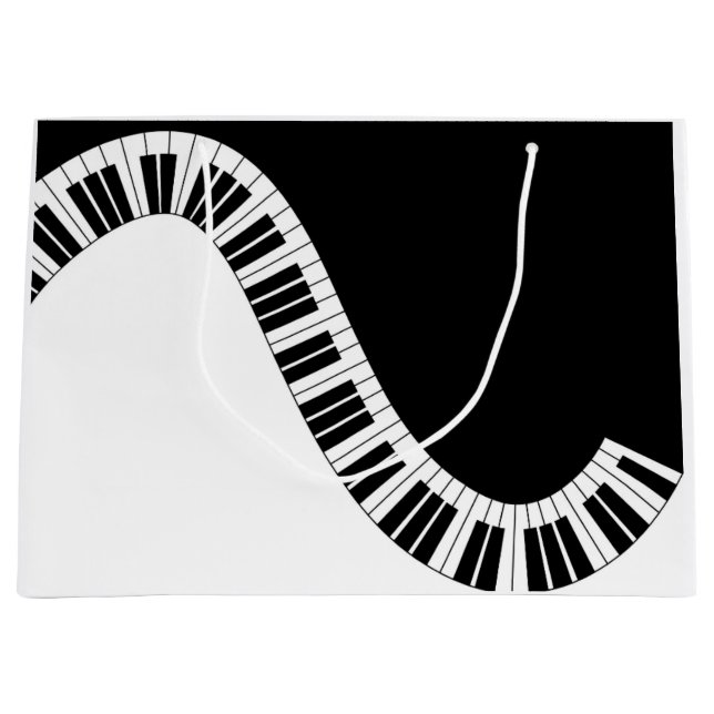 Piano Musical Gift Bag (Framsidan)