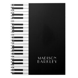 Piano Musician Music Teacher Anteckningsbok