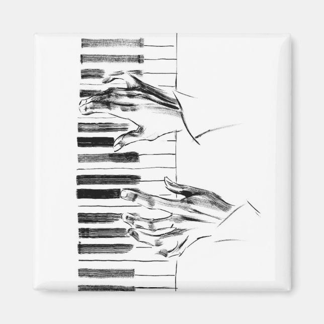 Piano Musik Magnet (Framsidan)