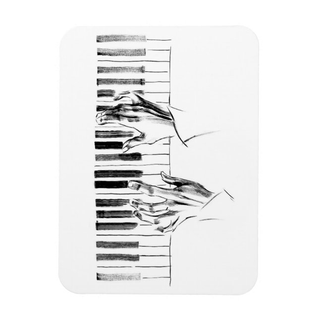 Piano Musik Magnet (Vertikal)