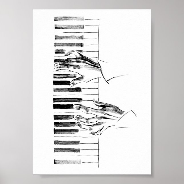 Piano Musik Poster (Framsidan)