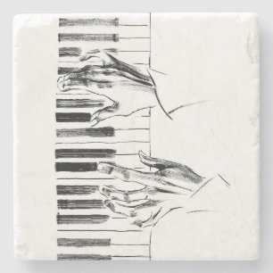 Piano Musik Stenunderlägg