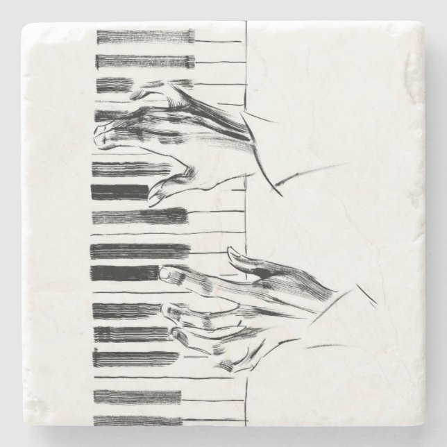 Piano Musik Stenunderlägg (Framsidan)