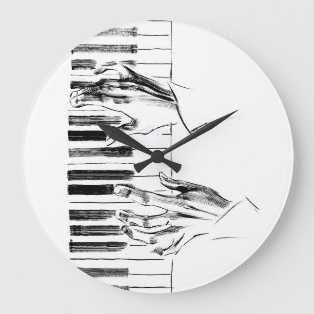 Piano Musik Stor Klocka (Framsida)