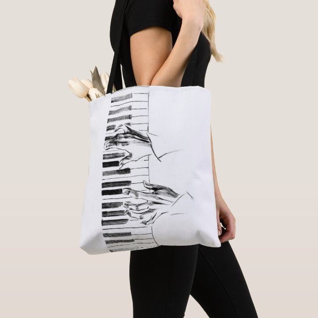 Piano Musik Tygkasse (Närbild)