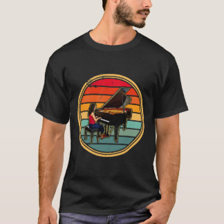 Piano musikinstrument tangentbord Musician Lakan T Shirt