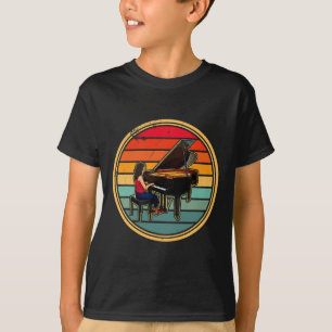 Piano musikinstrument tangentbord Musician Lakan T Shirt