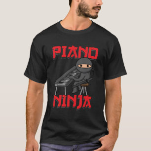 Piano Ninja Funny Tangentbord Player Pianist Gift T Shirt