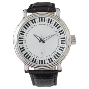 Piano Nyckel Ansikte Watch Armbandsur