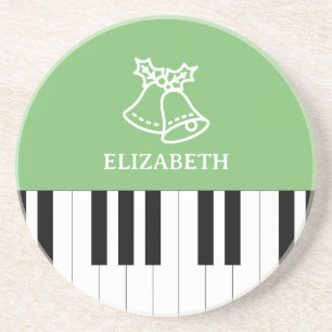 Piano Nyckel Best Piano Teacher Varje jul Grönt Underlägg