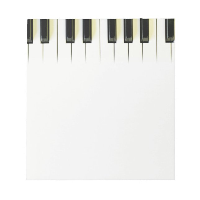 Piano Nycklar Anteckningsblock (Framsida)