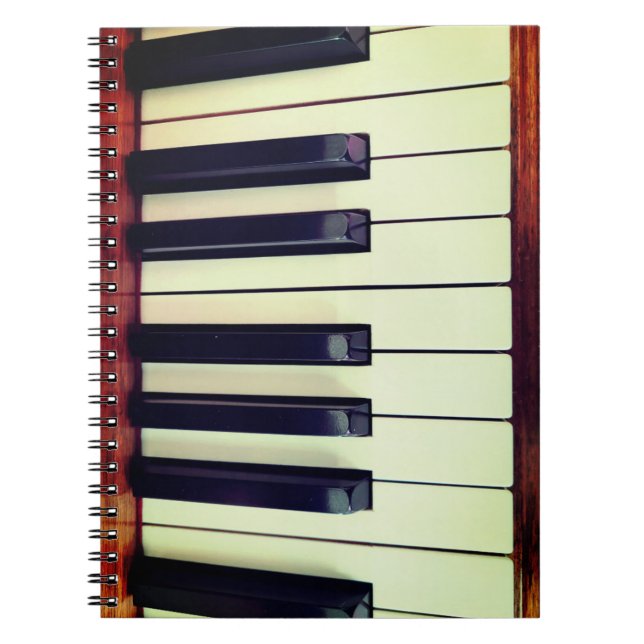 Piano Nycklar Anteckningsbok (Framsidan)