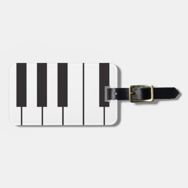 Piano Nycklar Bagagebricka (Horisontell Framsida)