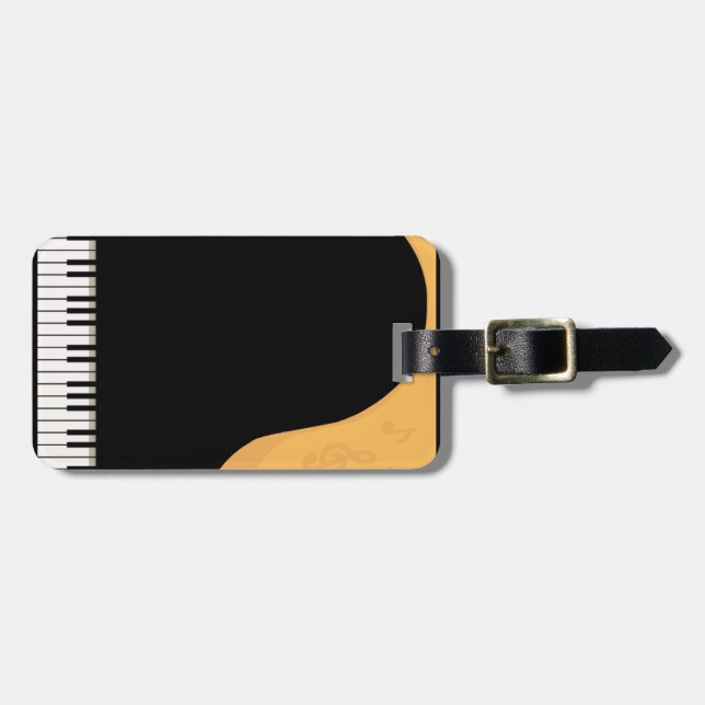 Piano Nycklar Bagagebricka (Horisontell Framsida)