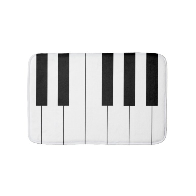 Piano Nycklar Bath Mat Badrumsmatta (Framsidan)
