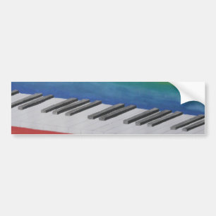 Piano Nycklar Bildekal