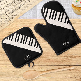 Piano Nycklar Black White Music Tangentbord Monogr