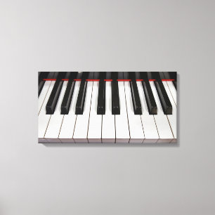 Piano nycklar canvastryck