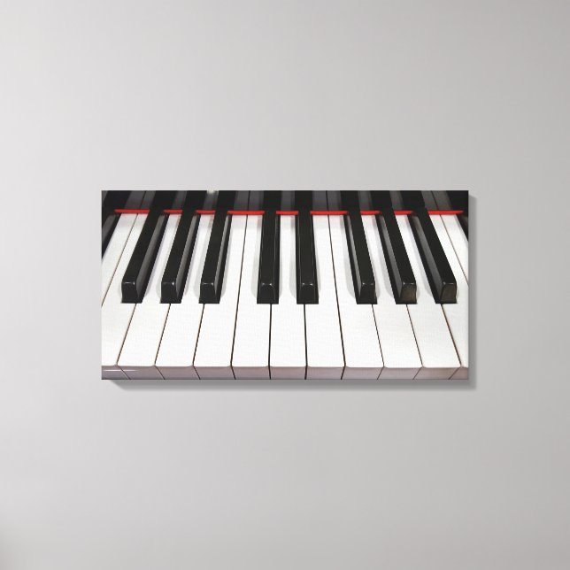 Piano nycklar canvastryck (Framsida)