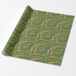 Piano Nycklar Curved Presentpapper