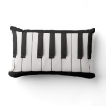 Piano Nycklar dekorativ kudde