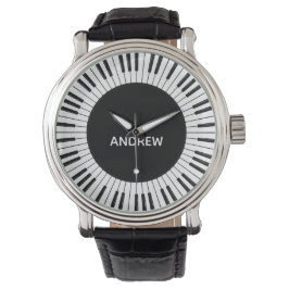 Piano Nycklar Design Armbandsur