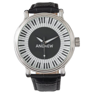Piano Nycklar Design Armbandsur