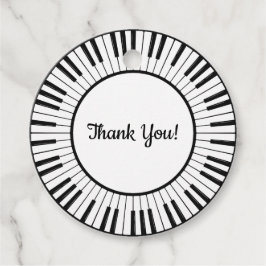 Piano Nycklar Design Favorittagg Gåvor Etiketter