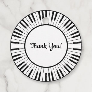 Piano Nycklar Design Favorittagg Gåvor Etiketter