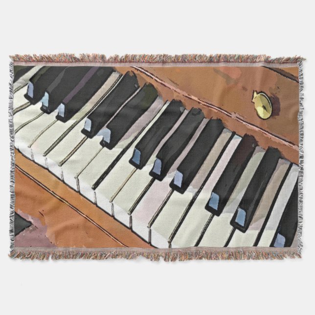 Piano Nycklar Filt (Framsidan)