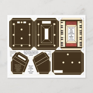 Piano Nycklar Gräns Ram Pin Ornament 2 x 3-tums fo