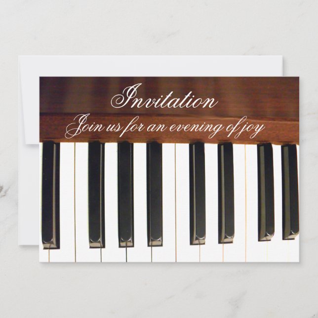 Piano nycklar_ inbjudningar (Framsida)