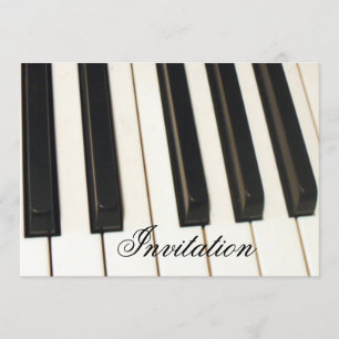 Piano Nycklar_ Inbjudningar