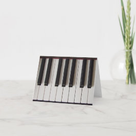 Piano Nycklar Ivory och Ebony Kort
