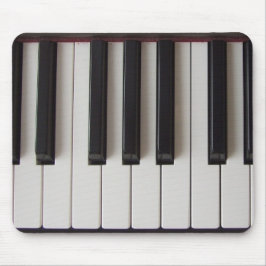 Piano Nycklar Ivory och Ebony Musmatta