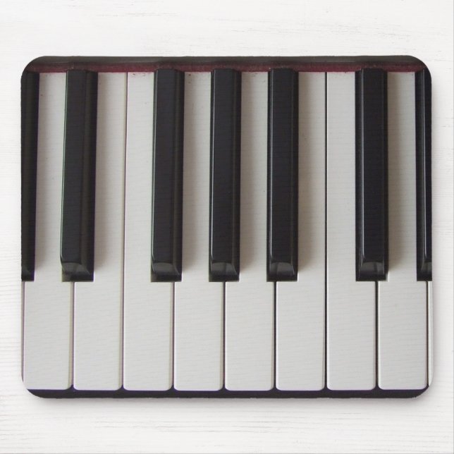Piano Nycklar Ivory och Ebony Musmatta (Framsidan)