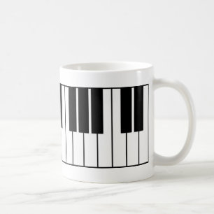 Piano Nycklar Kaffemugg