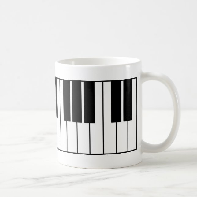 Piano Nycklar Kaffemugg (Höger)
