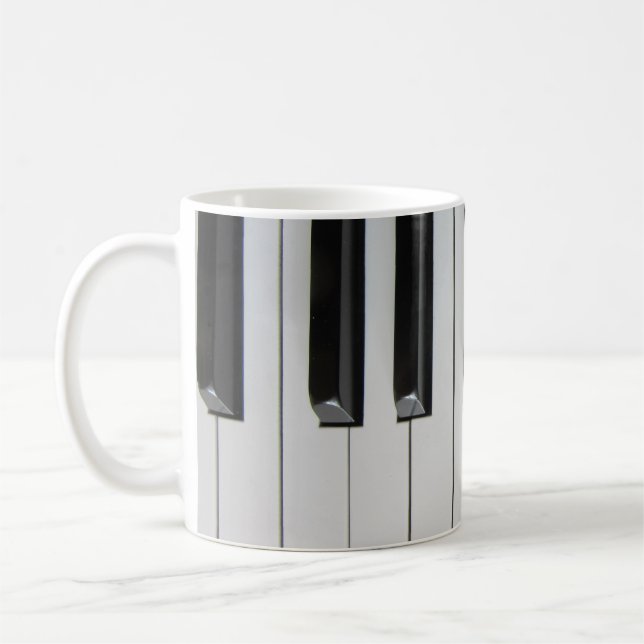 Piano Nycklar Kaffemugg (Vänster)