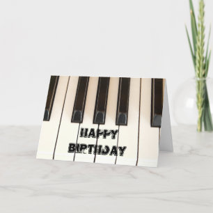 Piano Nycklar Kort