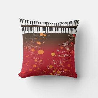 Piano nycklar kudde